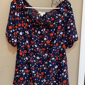 Michael Kors off the shoulder top